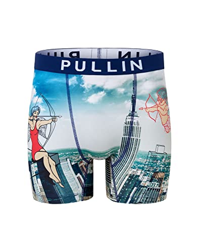 PULLIN - Boxer Fashion 2 BATTLENYC,Bleu, L