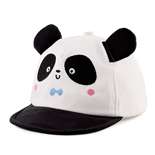 Cartoon Baby Sun Hat Summer Boys Girls Baseball Cap Infant Toddler Beach Hat Animal Pattern (6-24 Months, Panda) #TOP11