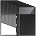 Teling 72 Pcs Report Covers with 3 Prong Fasteners Clear Front Presentation Folders Frame View Poly Report Folder Presentation Binder for Paper Document School Office (Black)