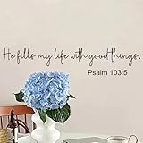 Bible Verse Wall Decals Inspirational Quote Wall Stickers Religious Vinyl Art Wall Decor