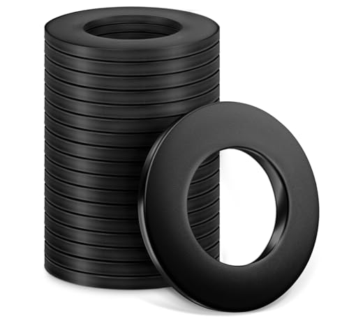 Jeboler 25 Stück M4 Schwarz Unterlegscheiben