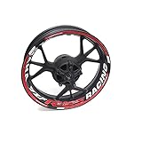 Para y-amaha yzfr125 yzf r125 Calcomanía Delantera Y Trasera De Motocicleta, Pegatina Reflectante Completa para Llanta De Rueda, Pegatina para Y-AMAHA YZF R125 YZF R125 (Color : 20)