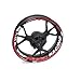 Moto Avant Arrière Décalcomanie Pleine Roue Réfléchissante Jante Bande Décalcomanie Autocollant pour Y-AMAHA YZF R125 YZF R125 (Color : 20)