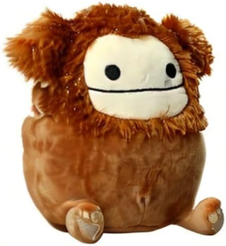Squishmallows Official Jazwares 7.5-Inch Benny Bigfoot with Golden Hair