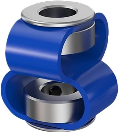 27mm Length 30mm Back Pressure Double Loop Couple Flexible Alumnum Alloy Encoder Coupling(8mmX9mm)