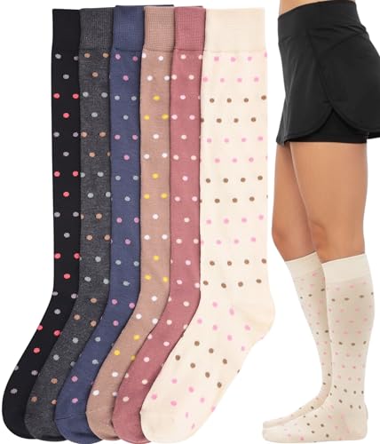 Image of ToBeInStyle Women's Pack of 6 or 12 Knee High Socks