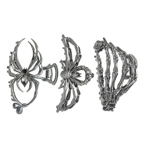 Fierudeng �n���E�B�� �w�A�N���b�v | �s�C���ȃ��^���N�����v�f�U�C�� | 3�_�Z�b�g ���̎q�p�X�P���g�����X�p�C�_�[�f�U�C�� �w�A�A�N�Z�T���[ �R�X�v�� �n���E�B���p�[�e�B�[����