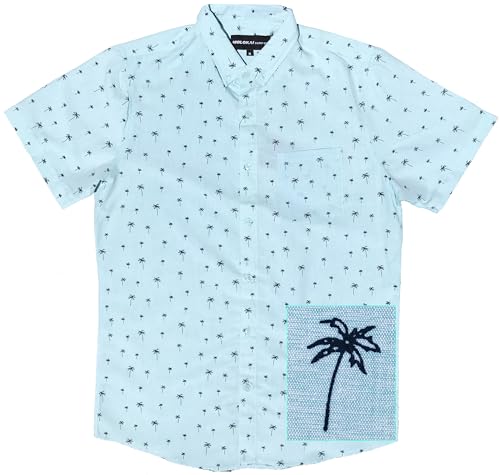 Image of Molokai Surf Button Down Slim Fit Hawaiian Short Sleeve Shirts