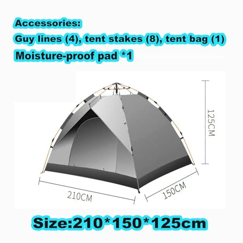 Carpa para Camping 1 Persona de Fácil Montaje miniatura 6