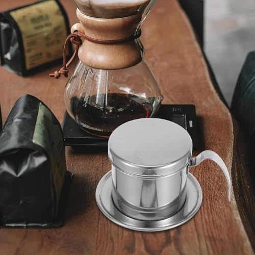 Filtre à café acier inoxydable pour maison et bureau, infuseur réutilisable chic