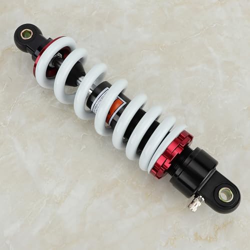 Xiuganpo Resorte de Suspensión de Amortiguador Trasero de 290 Mm para Moto de Cross Quad ATV, Aleación de Aluminio Duradera, Fácil Instalación, a Prueba de Corrosión