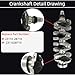 G4FJ 1.6 Engine Rebuild Kit Crankshaft Connecting Rod for HyundaiI Elantra Sonata Kona Kia Soul Rio 1.6T 2010-2020 Crankshaft 23110-2B710 Connecting Rod 23510-2B700 Bearing Kit