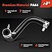 A-Premium PCV Hose Engine Crankcase Breather Hose Compatible with Nissan Altima 2007-2012, 2.5L, Replace# 11823JA00A, Blow by Hose, Valve Cover To Intake