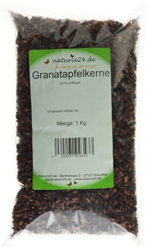Naturix24 Granatapfelkerne mit Fruchtfleisch – Beutel, 1er Pack (1 x 1 kg)