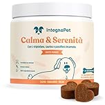 INTEGROPET - Integratore Per Cani Calma e Serenità Gusto Manzo - Calmanti per Cani Contro Ansia, Stress, Iperattività e Abbaio Eccessivo