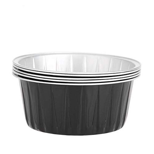 Duevin 10pcs Hair Removal Tool Container Aluminum Foil Bowl Wax Bean Melting Wax Bowl