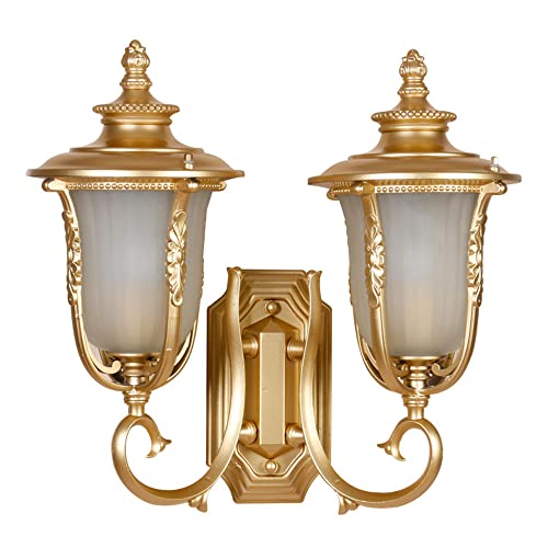 CHUNGYANG Accesorio De Aplique De Pared De Decoración Al Aire Libre De Estilo Europeo Individual, Lámpara De Pared De Iluminación De Jardín E26 Con Decoración De Paisaje De Restaurante De Pared De Hot Cover