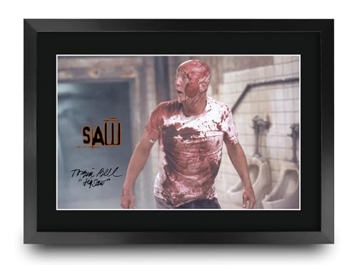 HWC Trading Saw 1 Scene 1 Gifts Printed Signed Autograph Picture for Movie Memorabilia Fans - 16 x 12 Framed