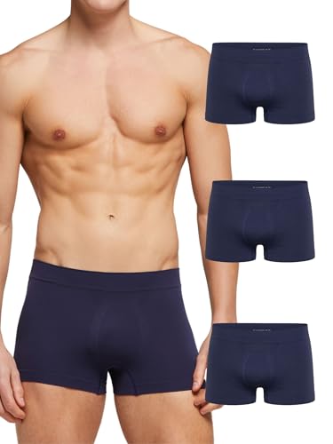 POMPEA 3 Pezzi Boxer Uomo in Morbida Microfibra, Mutande Uomo Senza Cuciture