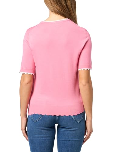 Image of Nautica Women's Crew Neck Solid Short Sleeve Sweater