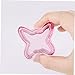 CRILSTYLEO 4pcs Pink Crystal Cup Set Manicure Care Nails Dish Dish Pink Heart Shape