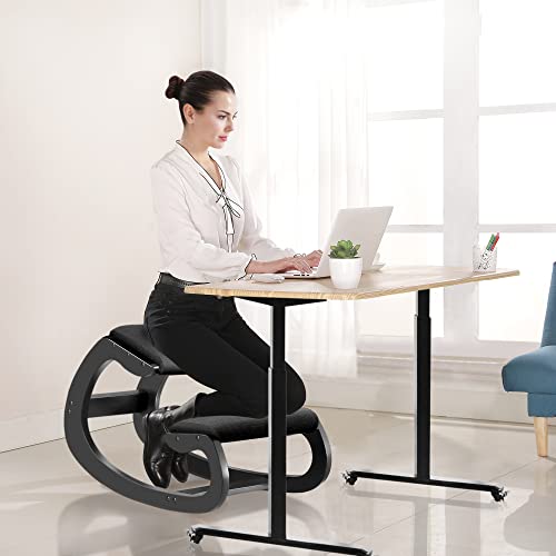 image for Predawn Ergonomic Kneeling Chair,Rocking Knee Chair Upright Posture Ch
