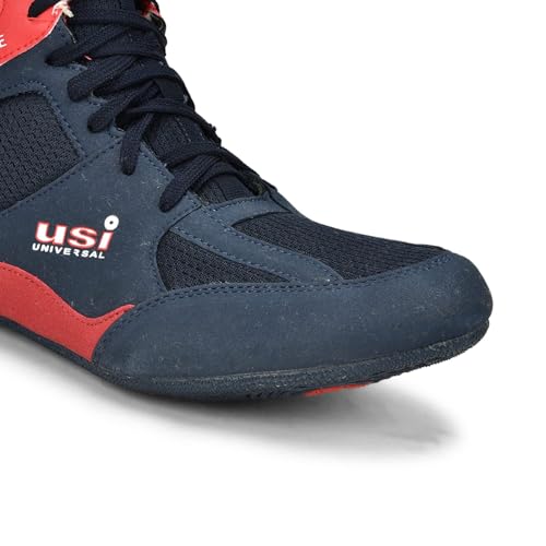 Image of USI UNIVERSAL 701W Wrestling Shoes, Comferto Sports Shoes for Wrestlers for Men & Women with Pu Suede, Mesh & Rubber Construction