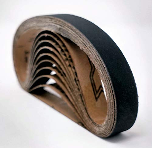 1/2”x12” 800 Grit 10 Pk Silicon Carbide Sanding Belts Fits Original Work Sharp