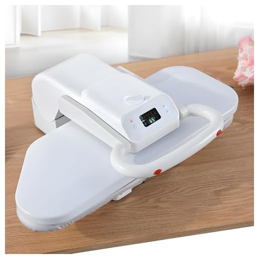 1200W Large Steam Press Machine with LED Screen, 20”x 8” Clothes Press Machine for Home Business, Digital Steam Press for Clothes, 5 Temperature Settings for All Fabrics and Steam Burst