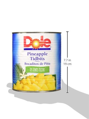 DOLE Pineapple Tidbits No. 10, 106 Ounce