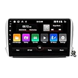 [Compatibilità autoradio] Questa autoradio 2 din con touchscreen da 10 pollici per Peugeot 408 2014 - 2018, autoradio con sistema operativo Android 12.0, plug and play, tutti i cavi necessari forniti, facile da installare, non è necessario taglia i cavi, viene fornito con un telaio (ricontrolla il modello/anno/dimensioni/forma della console centrale del tuo veicolo prima dell'acquisto, se non sei sicuro, contattaci)