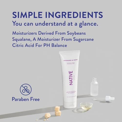 Native Lavender And Rose Body Lotion For Women And Men, Body Moisturizers For Dry Skin, 12 Fl Oz #TOP4