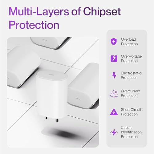 Image of Original Nothing 45W Type C Rapidly Charging Adapter for Nothing Phone 2a, 2a Plus, Phone 2, CMF Phone 1, PPS Technology Support USB-C Port Adaptor, Travel Adaptor Mobile Phone Charger, White