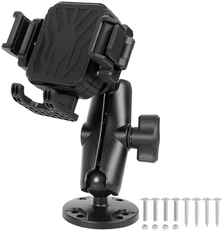 Screw-Mounted Phone Mount with Vibration Dampener, for Car Boat T...