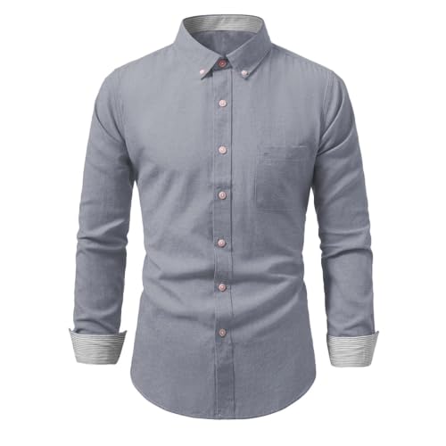 Chemise de plage pour homme avec col revers et poches poitrine vêtement été léger