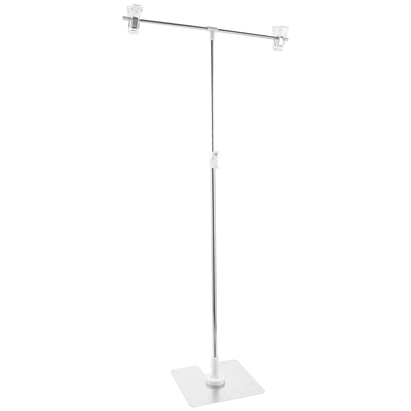 Mini Soporte Fondo Blanco de Mesa Inoxidable de Acero