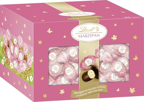 Lindt Schokolade | Marzipan-Eier mit Amaretto | 425g | Feinherbe Milchschokoladeneier mit edler Marzipanfüllung, verfeinert mit Amaretto | Ostereier | Perfekte Oster-Schokolade zum Teilen & Genießen