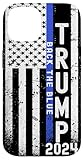 iPhone 14 Trump 2024 back the blue American flag blue line Case