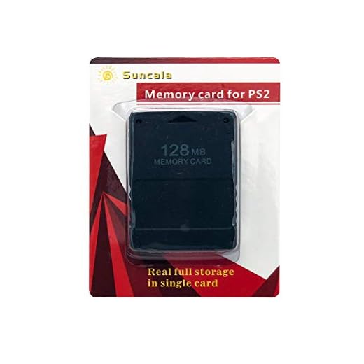 Suncala 128MB Memory Card for PlayStation 2, High Speed Memory Card for Sony PS2