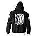 Memory meteor Attack on Titan Hoodie Cosplay Jacke Costume Long Sleeve Hoodies...