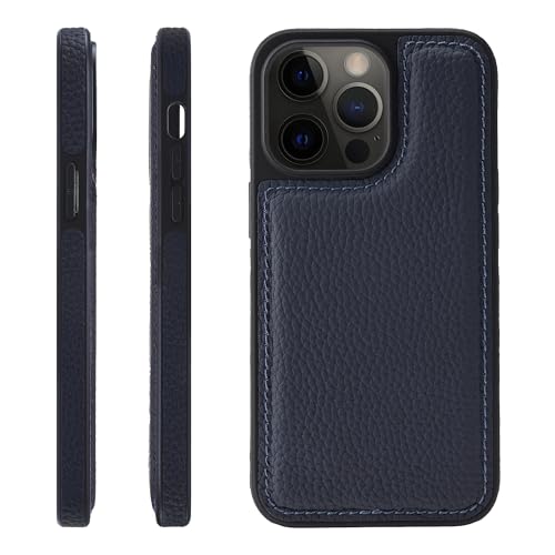 HANATORA for iPhone 13ProMax �P�[�X �{�v �ϏՌ� �o���p�[�^ �X�}�z�P�[�X �X�}�z ���ʖ{�v �V�������N���U�[ �M�t�g �l�C�r�[ WPG-13ProMax-Navy