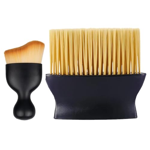 Image of AUTOFRILL 2 Pcs Car Cleaning Accessories Kit | Interior & Exterior Cleaning Brush for Dashboard, AC Vent, Laptop Keyboard | Multi-Purpose Car Care Kit for Car Interior
