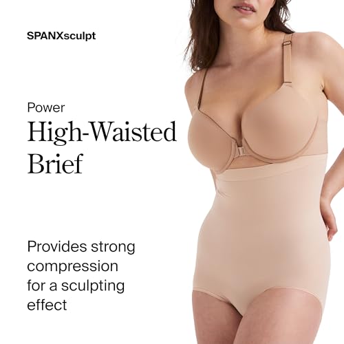 SPANXsculpt Seamless Power High-Waisted Brief - Lightweight All-Day Comfort - Core Control Shapewear - High-Waisted Underwear2