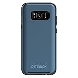 OtterBox Symmetry Clear Series for Galaxy S8+ - Frustration Free Packaging - Coral Blue (Black/Coral Blue Metallic)