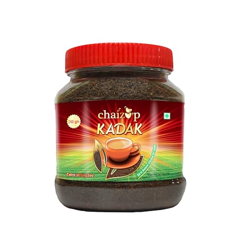 Image of Chaizup Premium Kadak CTC Tea - 250g | Strong Loose Leaf Chai | Bold Flavour & Rich Aroma | Perfect for Indian Masala Tea | 100% Natural | Makes 50+ Cups