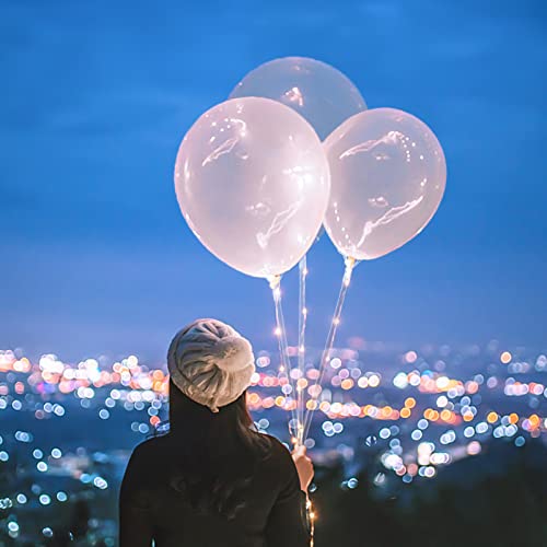 50 Pieces Balloon Sticks With Cups For Bobo Balloons 16" Balloon Holders For Big Latex Stuffing Clear Balloons And Foil Balloons Decorations #TOP5