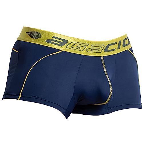 Mens Sexy Centerseam Bulge Boxer Trunk Pouch Enhancing Jockstrap Comfy G-String Thong Bikini Brief Underwear