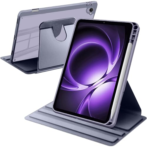 Étui Xiaomi Redmi K Pad 8.8 Pouces 2025 avec Support et Dos Transparent Antichoc Lavande