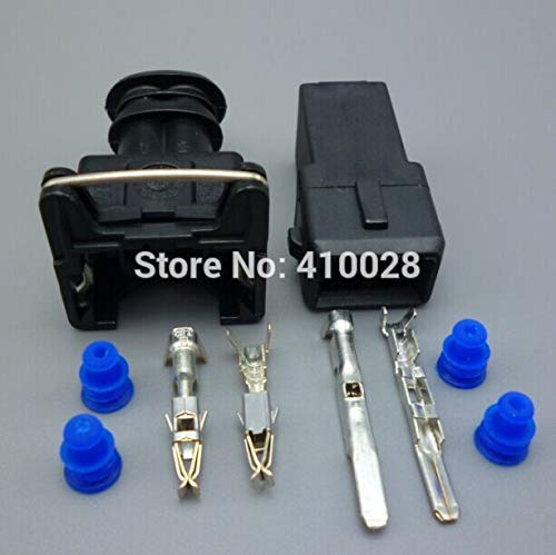 30sets EV1 Fuel Injector Plug Nozzle Cars Waterproof 2 Pin Way Electrical Wire Connector Plug auto Connectors