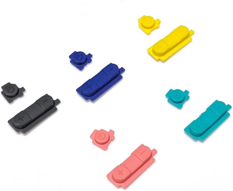 Tekmihat Volume Control Button Power Start Button Keypad for Nintendo Switch Lite NS Lite Game Console (Black)